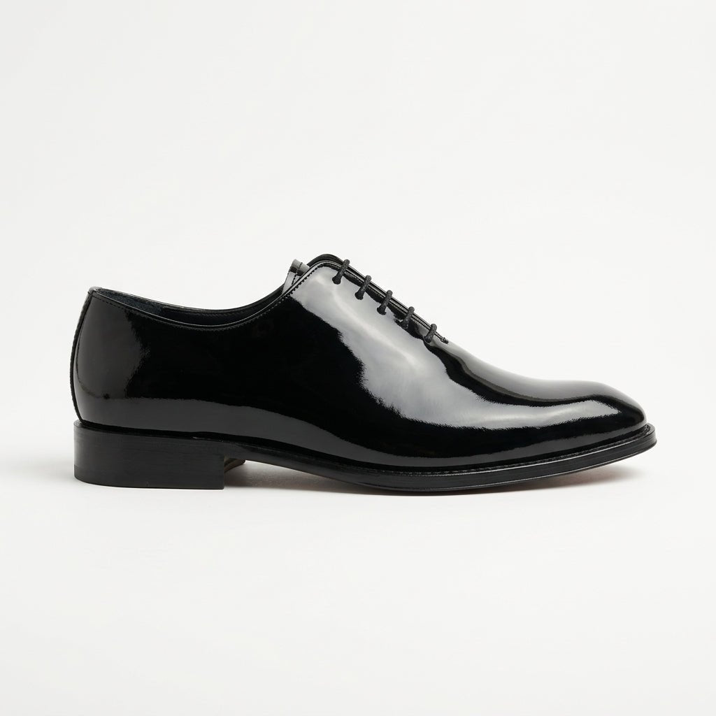 Zapato Wholecut Charol Negro - VANZETTI