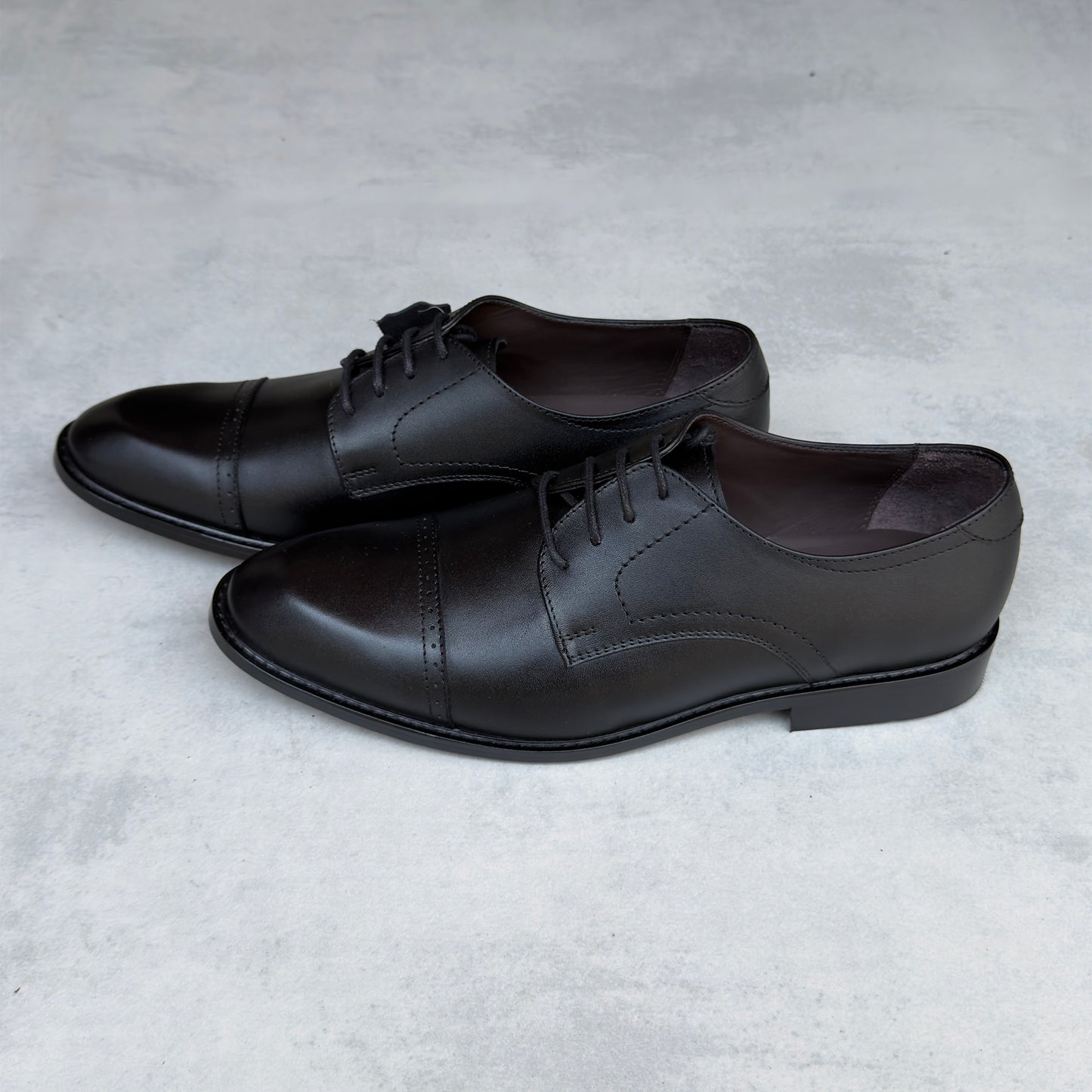Zapato Varese Derby Negro - VANZETTI