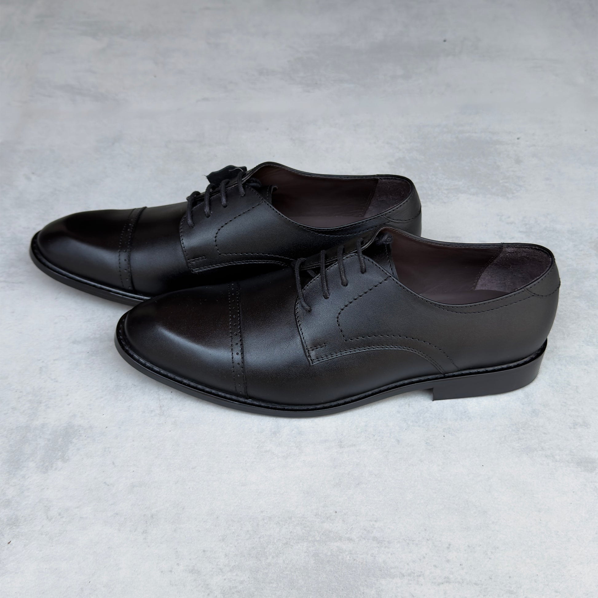Zapato Varese Derby Negro - VANZETTI