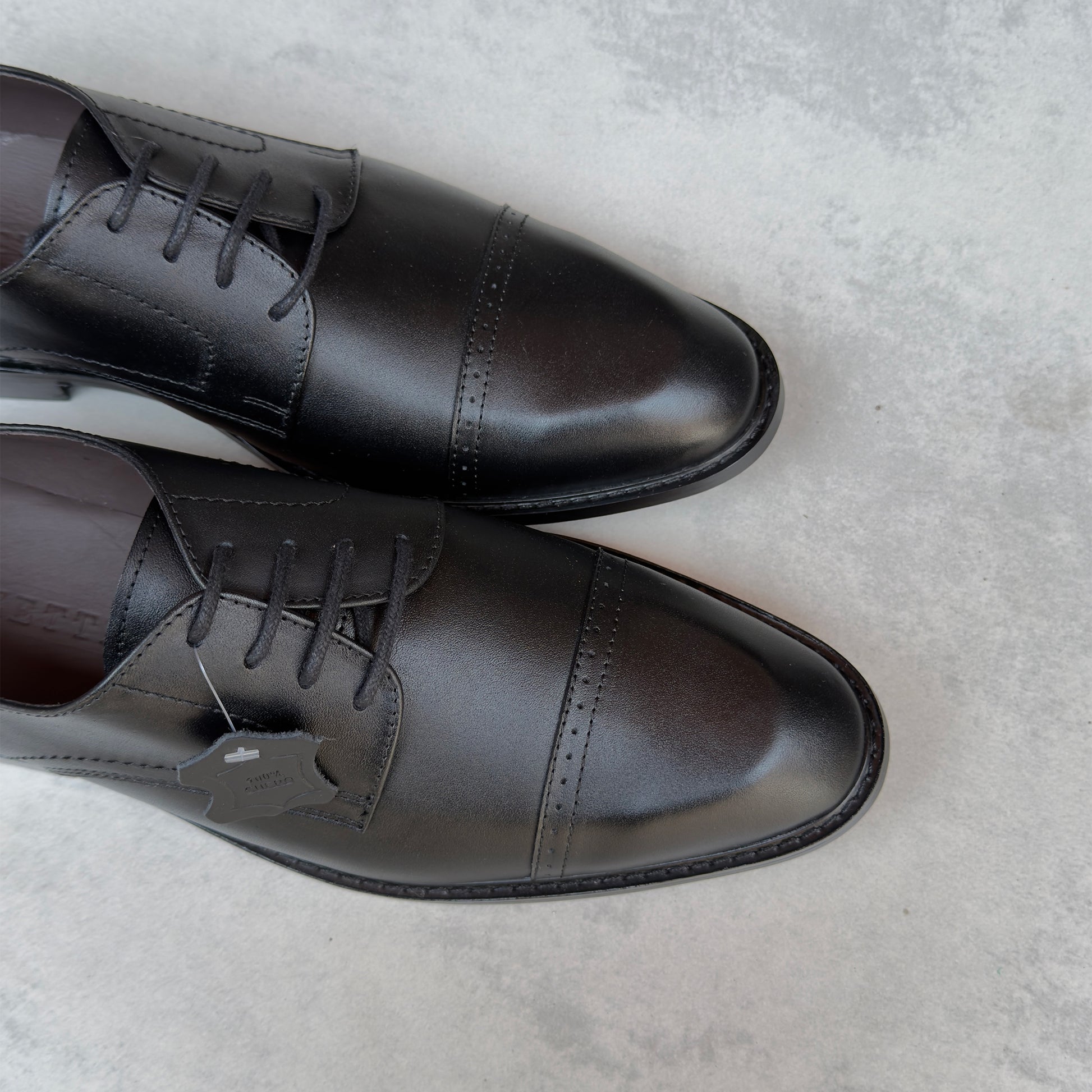 Zapato Varese Derby Negro - VANZETTI