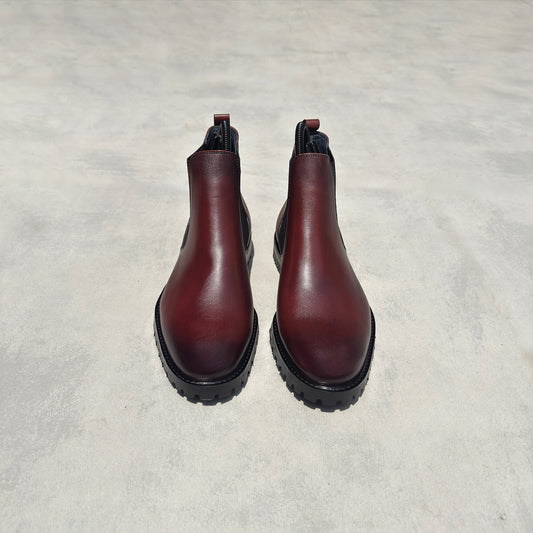 Chelsea Boots Wine - VANZETTI