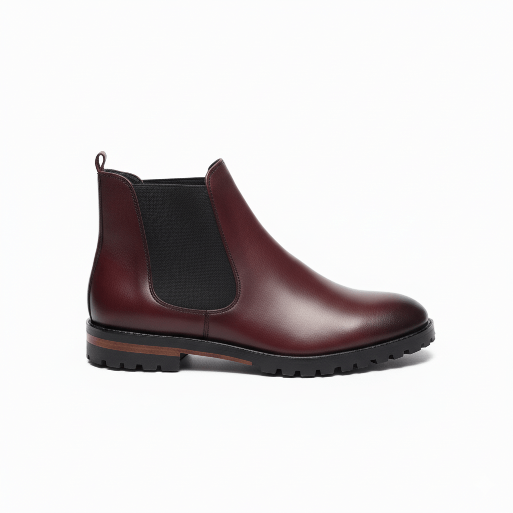 Chelsea Boots Wine - VANZETTI